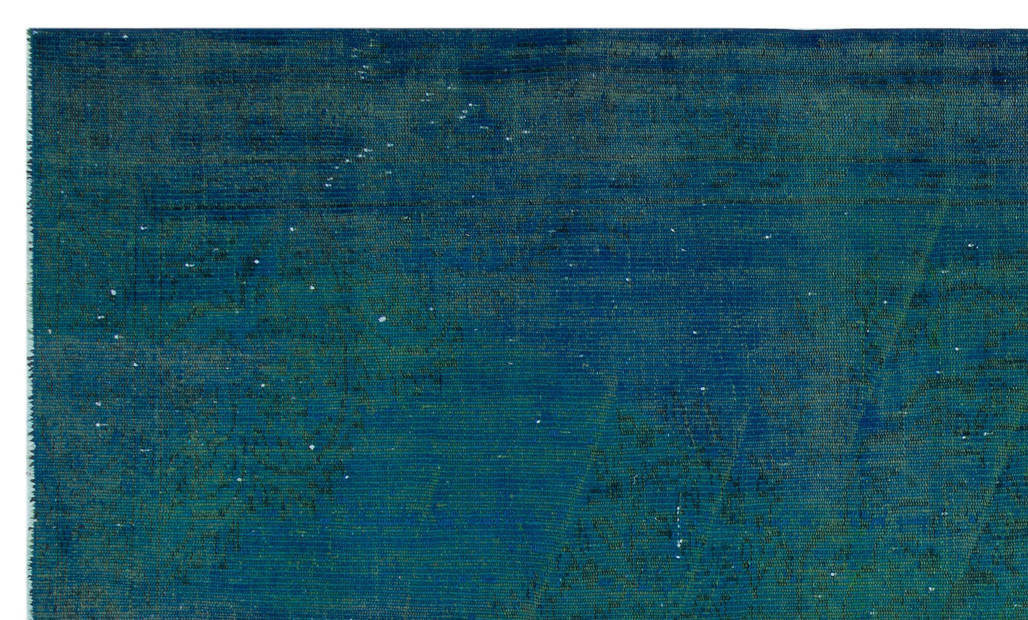 Atina Turquoise Vintage Wool Handmade Area Rug 5'5" x 9'0"
