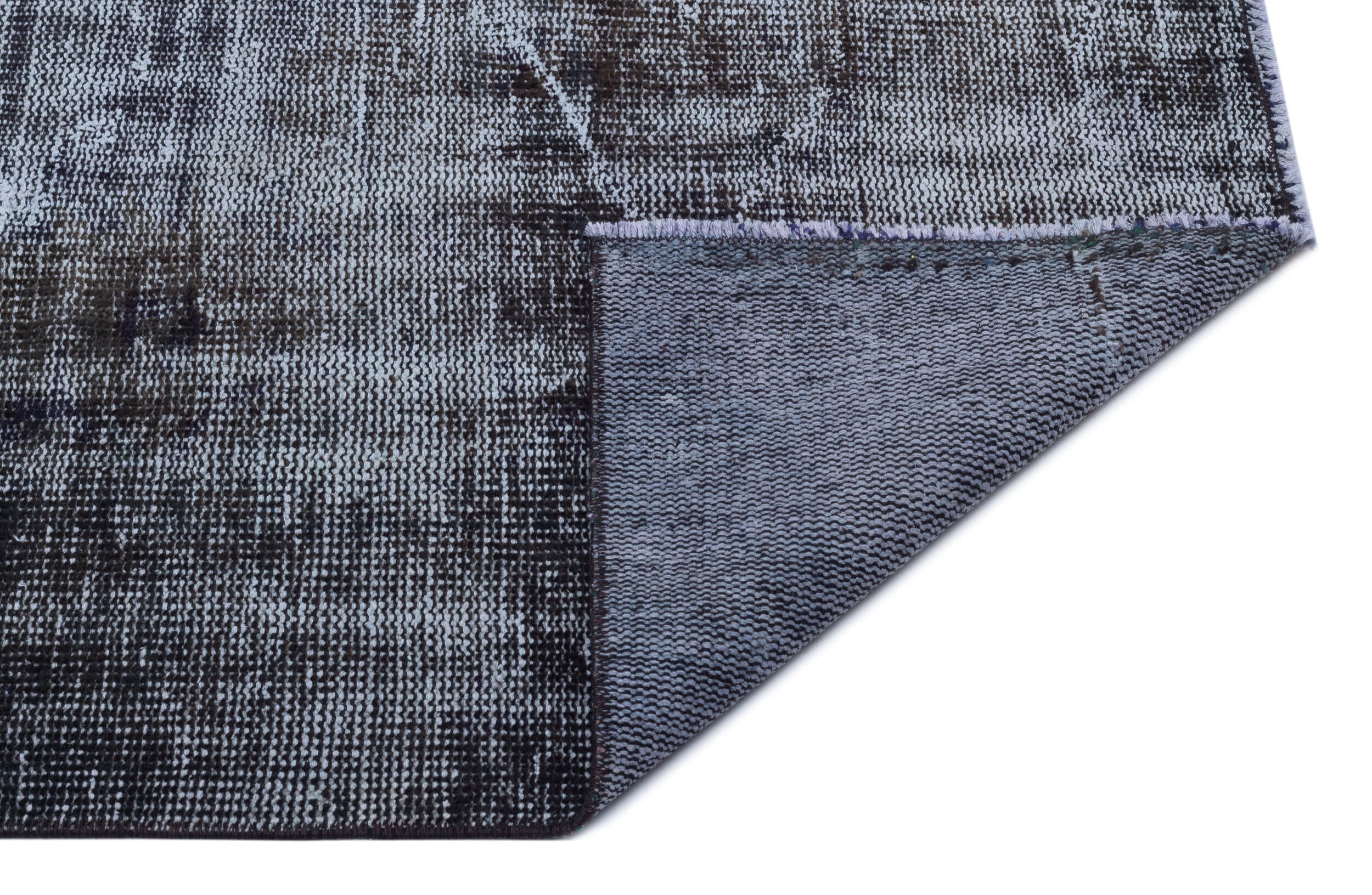 Atina Grey Vintage Wool Handmade Area Rug 5'11" x 8'5"