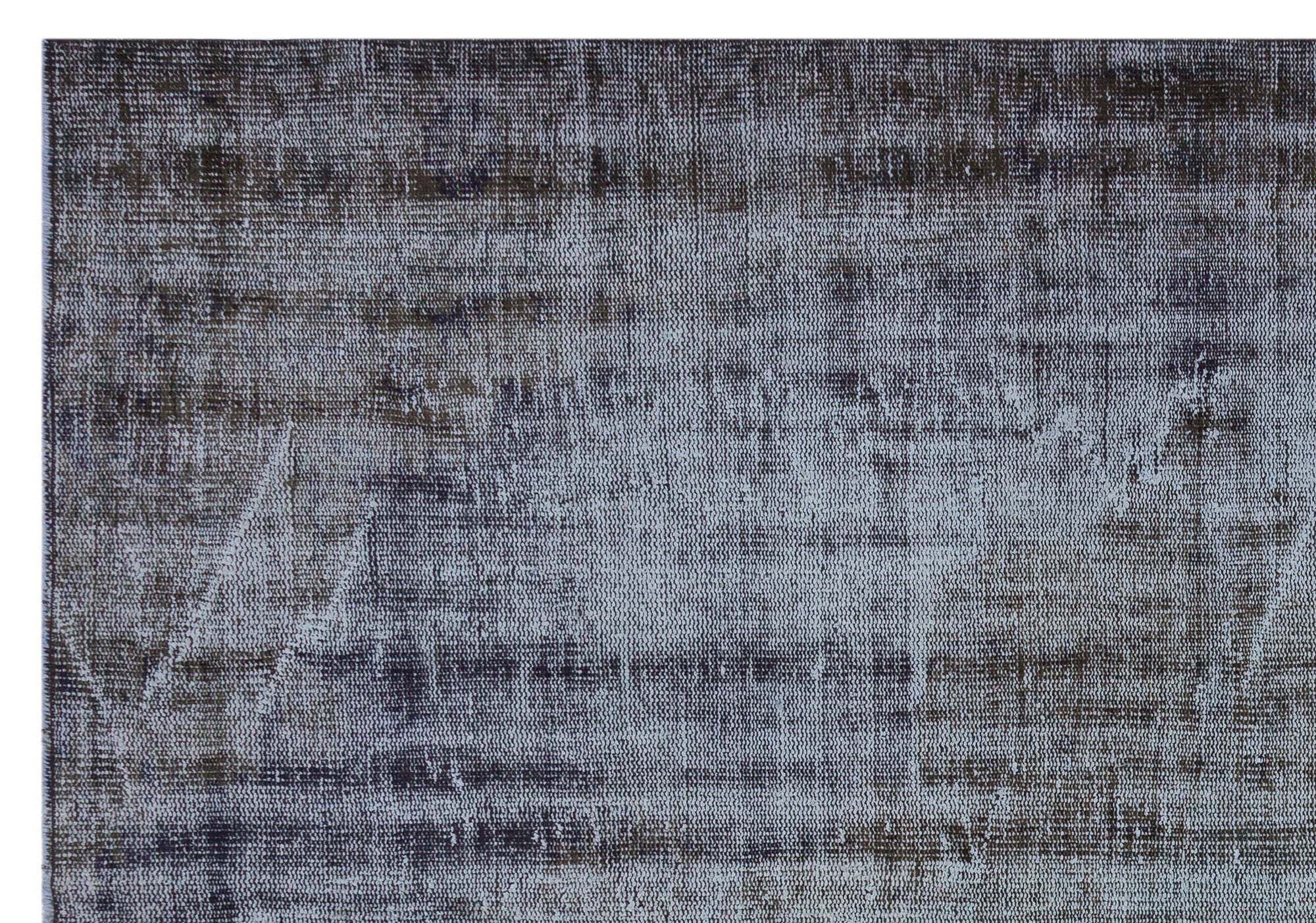 Atina Grey Vintage Wool Handmade Area Rug 5'11" x 8'5"