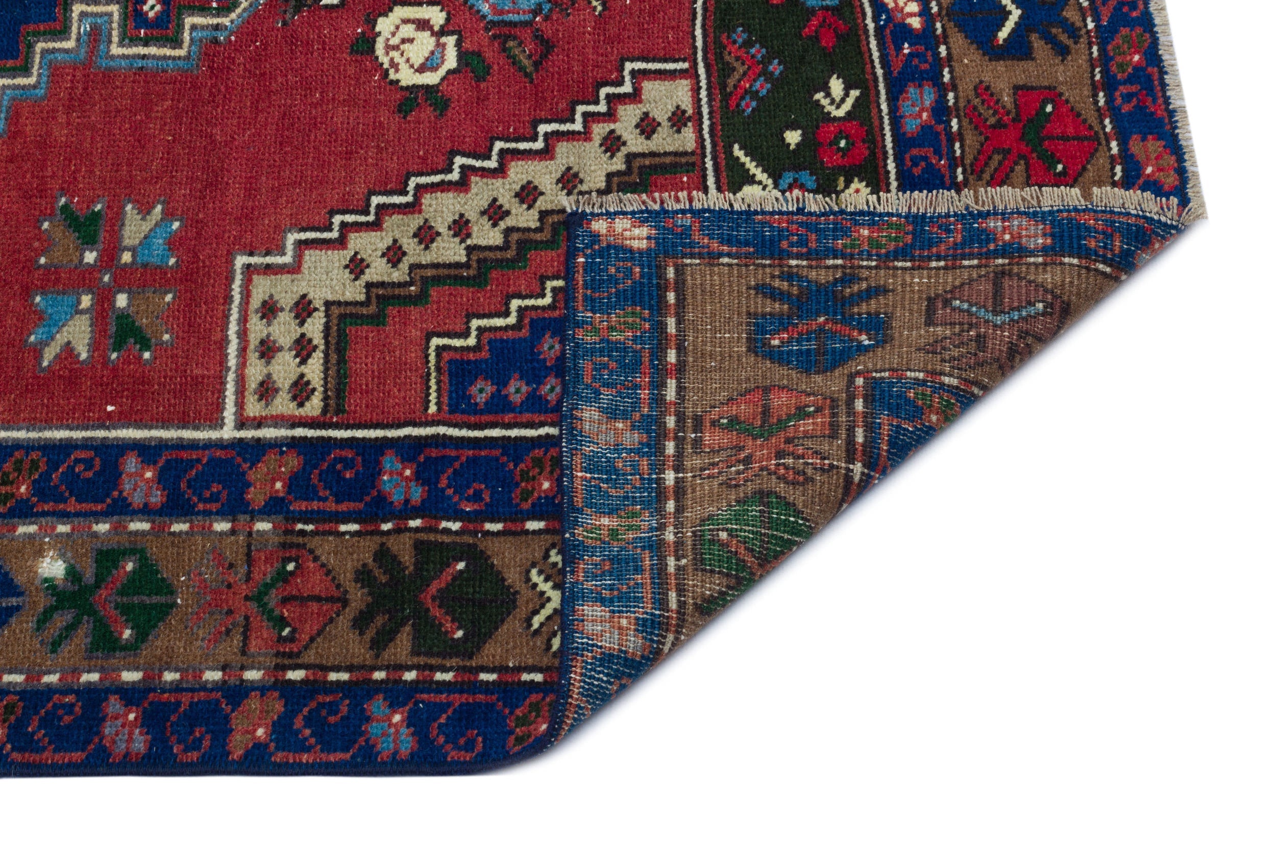 Kavala Brown Classic Wool Handmade Area Rug 3'3" x 5'10"