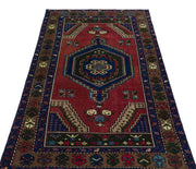 Kavala Brown Classic Wool Handmade Area Rug 3'3" x 5'10"