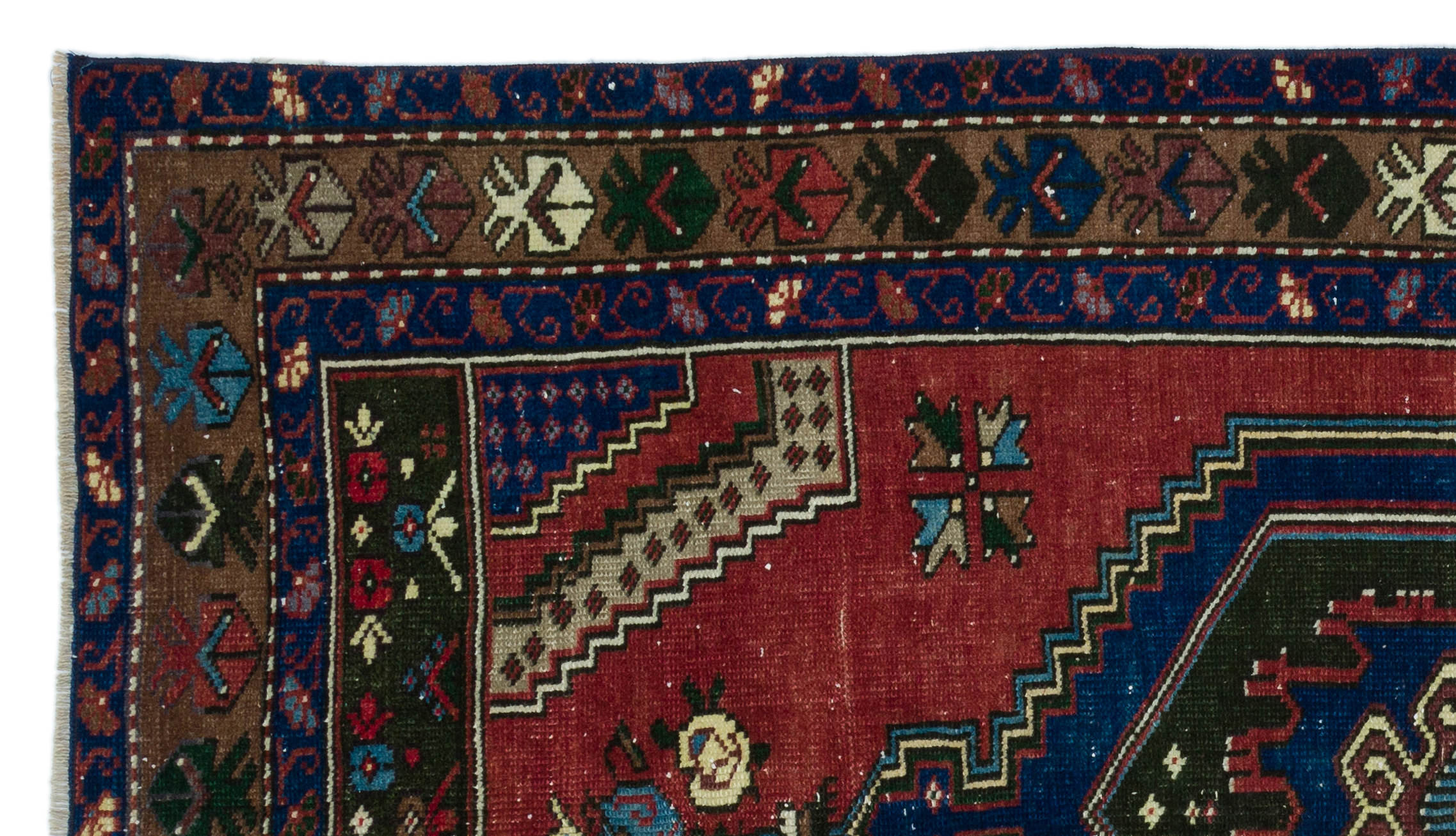 Kavala Brown Classic Wool Handmade Area Rug 3'3" x 5'10"
