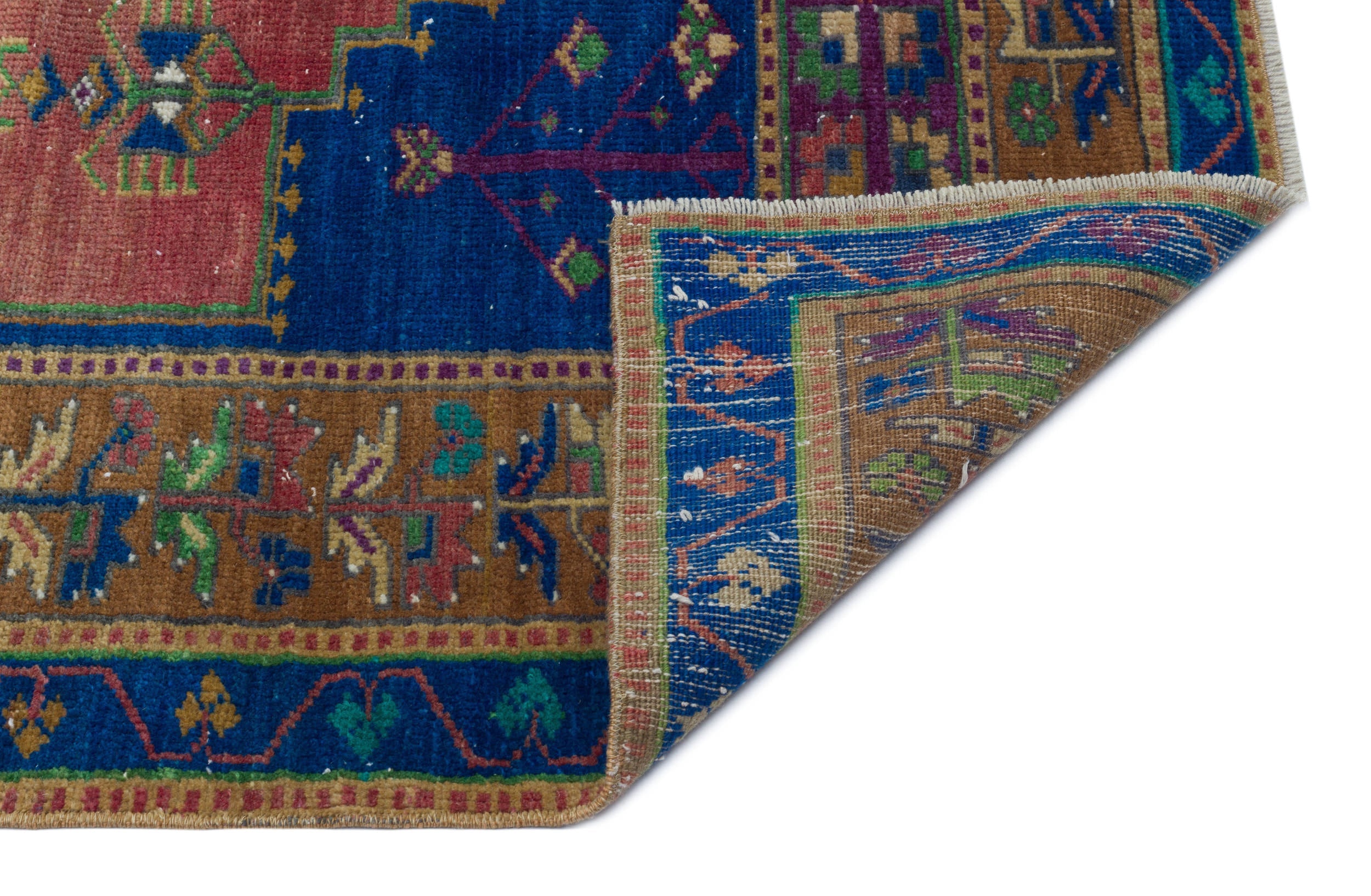 Kavala Brown Classic Wool Handmade Area Rug 4'4" x 5'9"