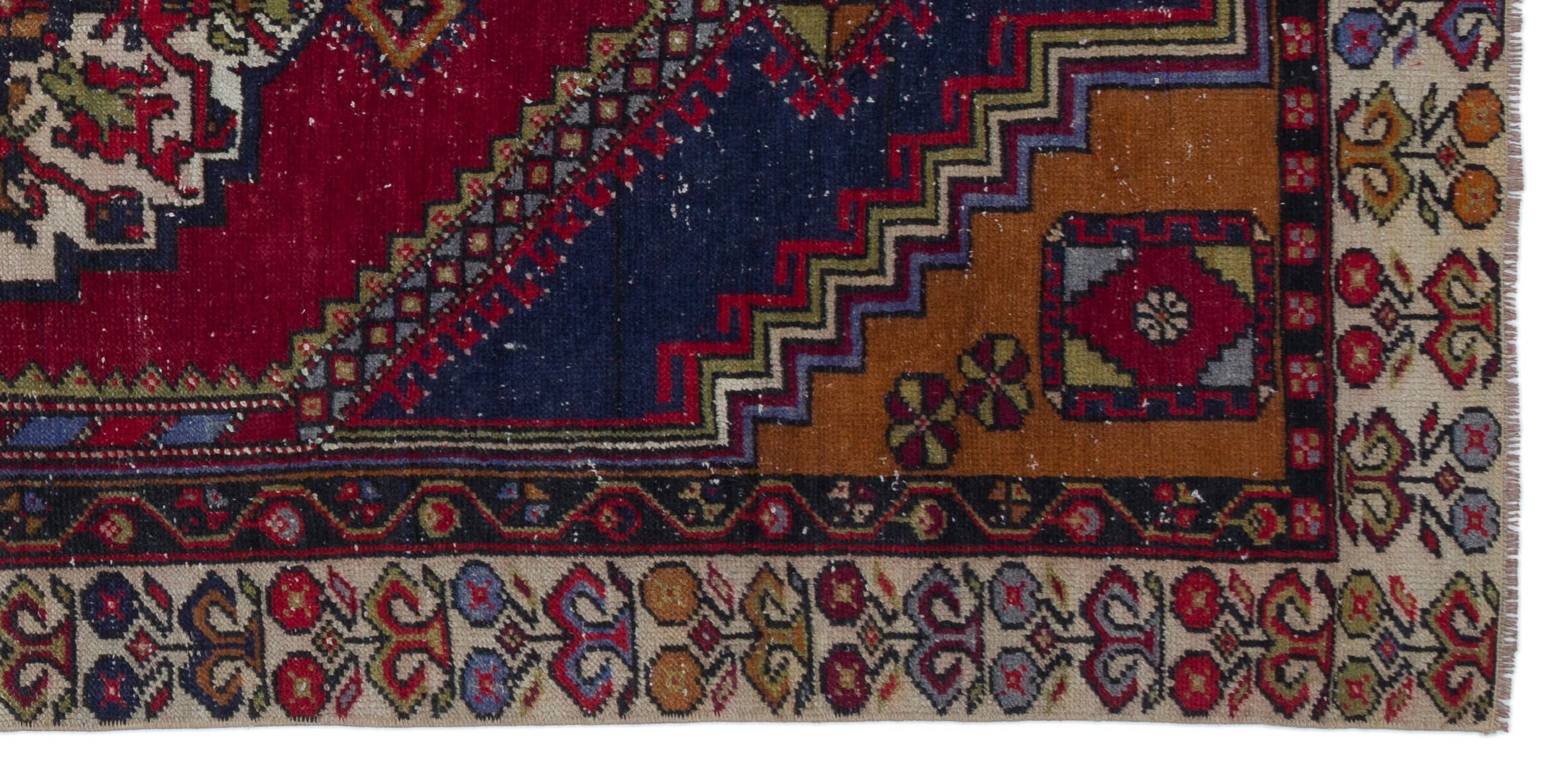 Kavala Red Classic Wool Handmade Area Rug 3'3" x 6'8"