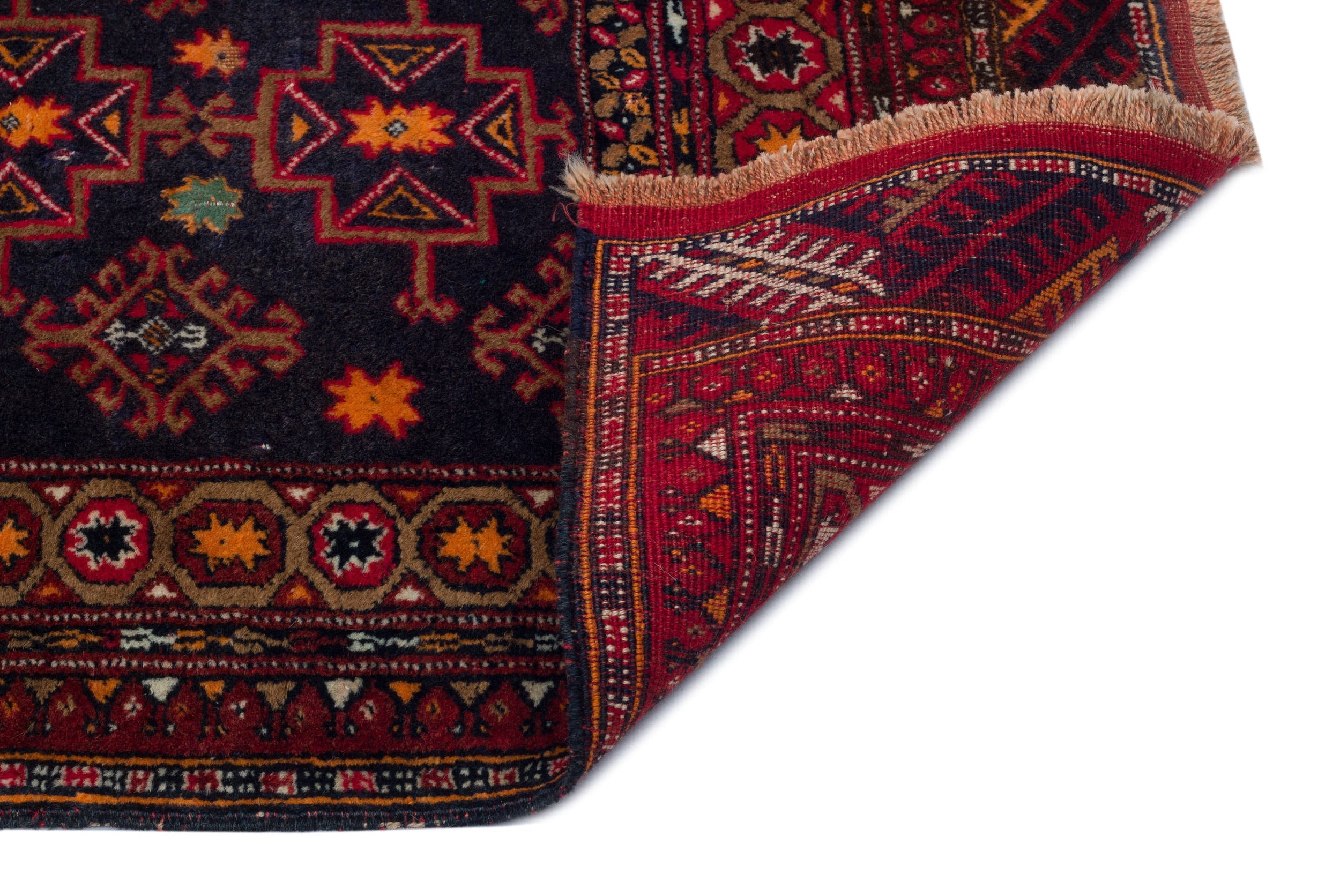 Kavala Red Classic Wool Handmade Area Rug 2'9" x 4'2"