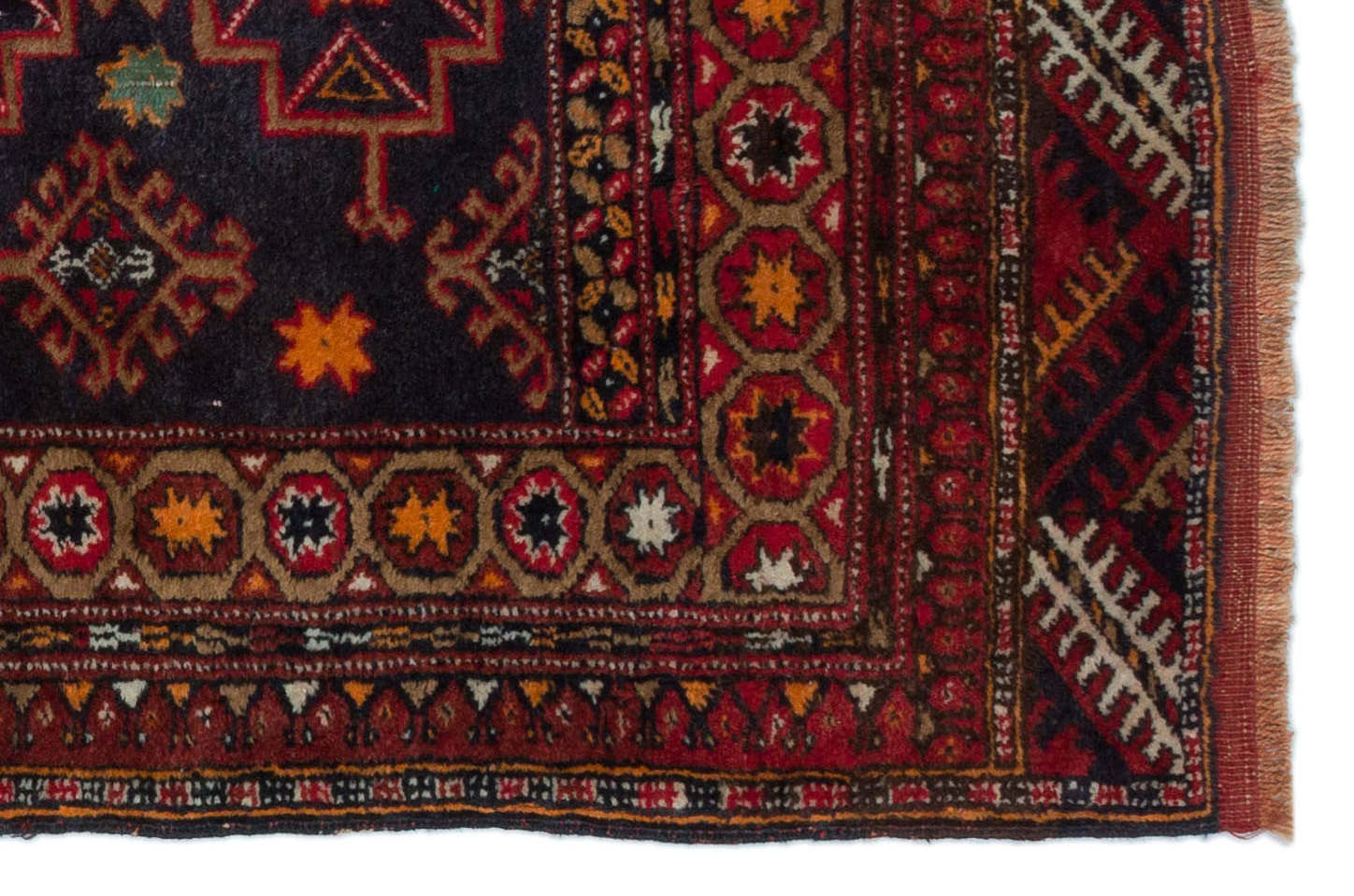 Kavala Red Classic Wool Handmade Area Rug 2'9" x 4'2"
