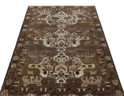 Kavala Red Classic Wool Handmade Area Rug 3'11" x 6'5"