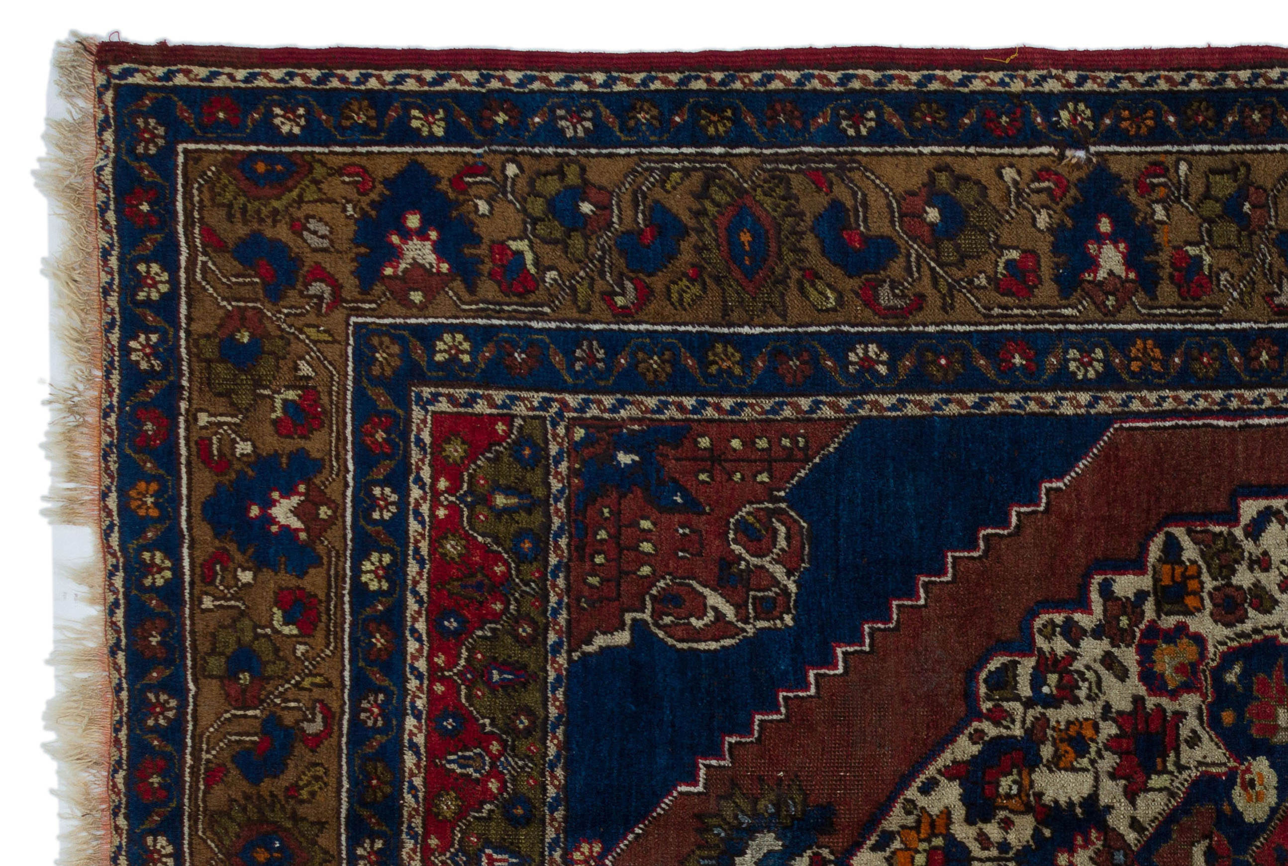 Kavala Brown Classic Wool Handmade Area Rug 5'0" x 7'4"