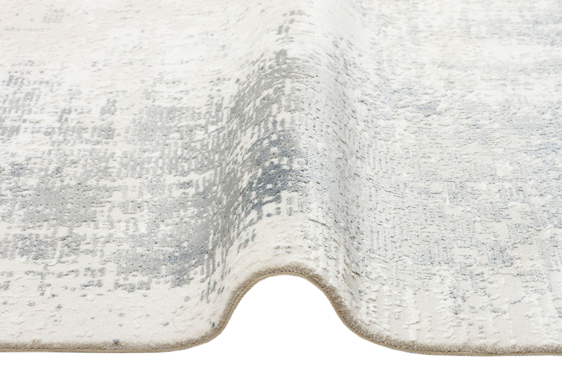 Vintage Area Rug – Machine Made Cream Flatweave Rug With Anti Slip Backing