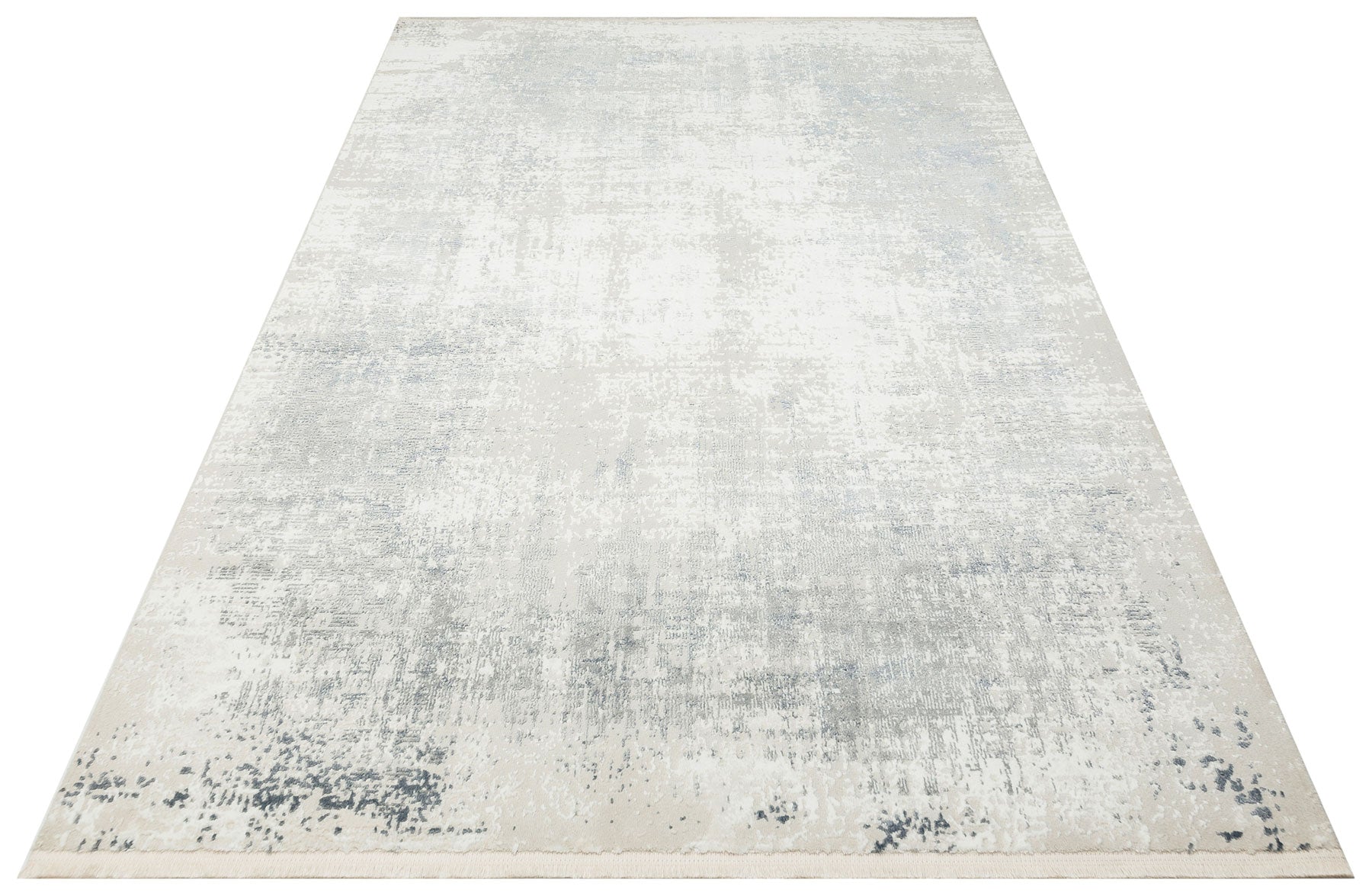 Vintage Area Rug – Machine Made Cream Flatweave Rug With Anti Slip Backing