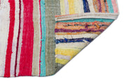 Girit Multy Striped Wool Handmade Area Rug 5'9" x 10'1"