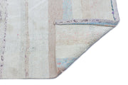 Girit 32297 Beige Striped Wool Handmade Area Rug 2'7" x 8'7"