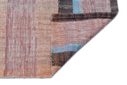 Girit Beige Striped Wool Handmade Area Rug 2'10" x 10'11"