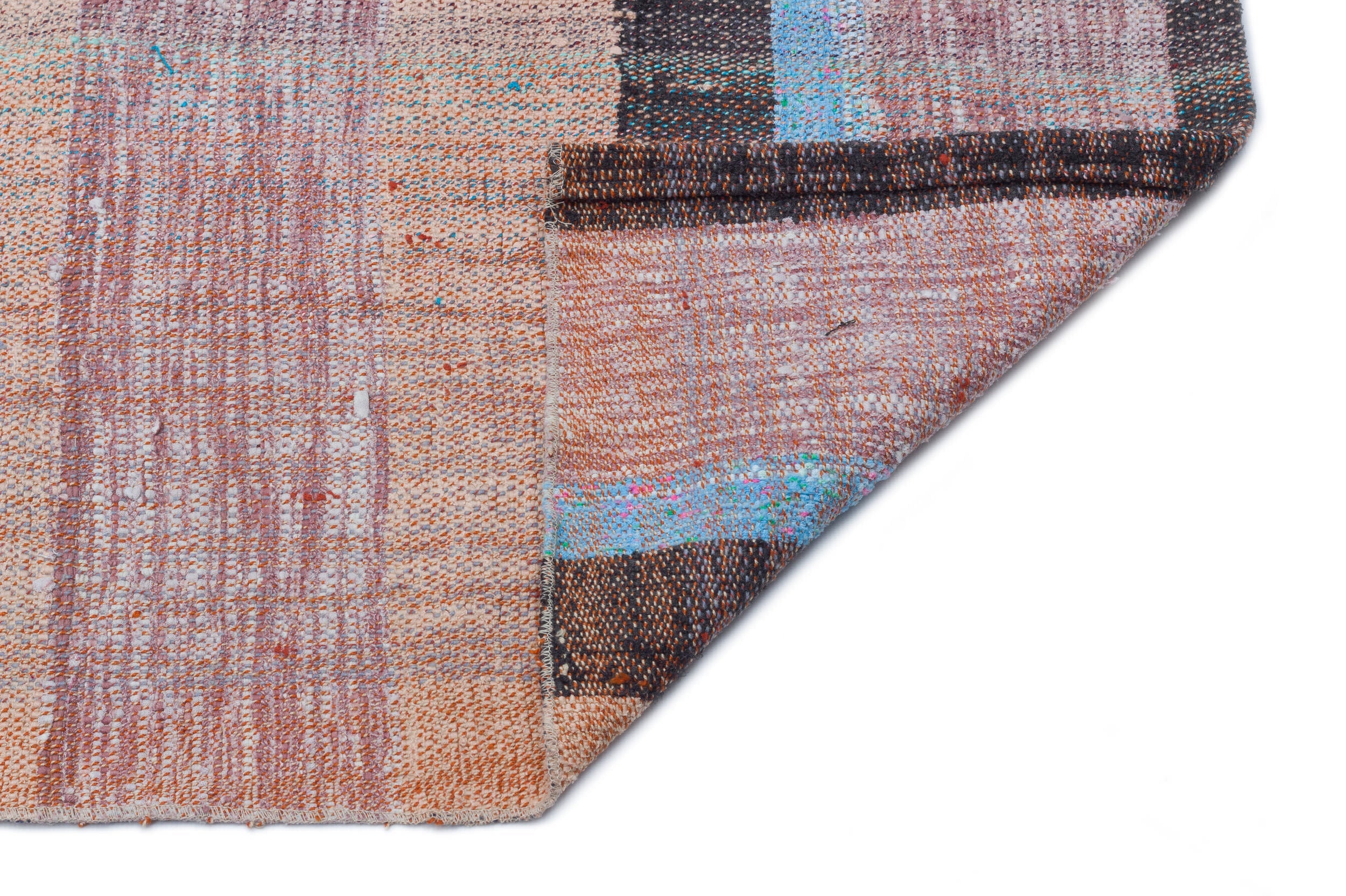 Girit Beige Striped Wool Handmade Area Rug 2'10" x 10'11"