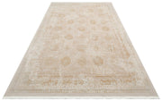 Vintage Cotton Area Rug – Machine Made Cream Rug With Anti Slip Flatweave Design