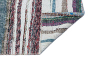 Girit Multy Striped Wool Handmade Area Rug 2'7" x 12'10"