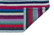 Girit Multy Striped Wool Handmade Area Rug 2'8" x 12'2"