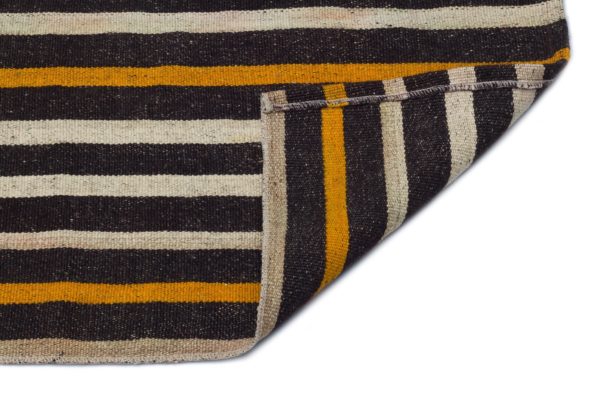 Girit Multy Striped Wool Handmade Area Rug 2'9" x 8'7"