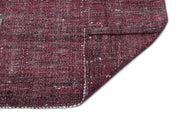 Girit Red Striped Wool Handmade Area Rug 2'9" x 6'11"