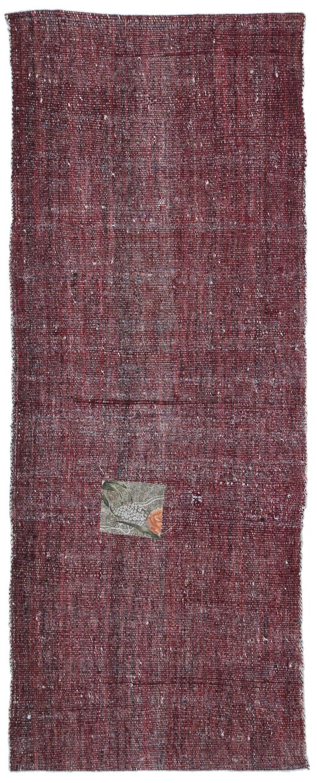 Girit Red Striped Wool Handmade Area Rug 2'9" x 6'11"