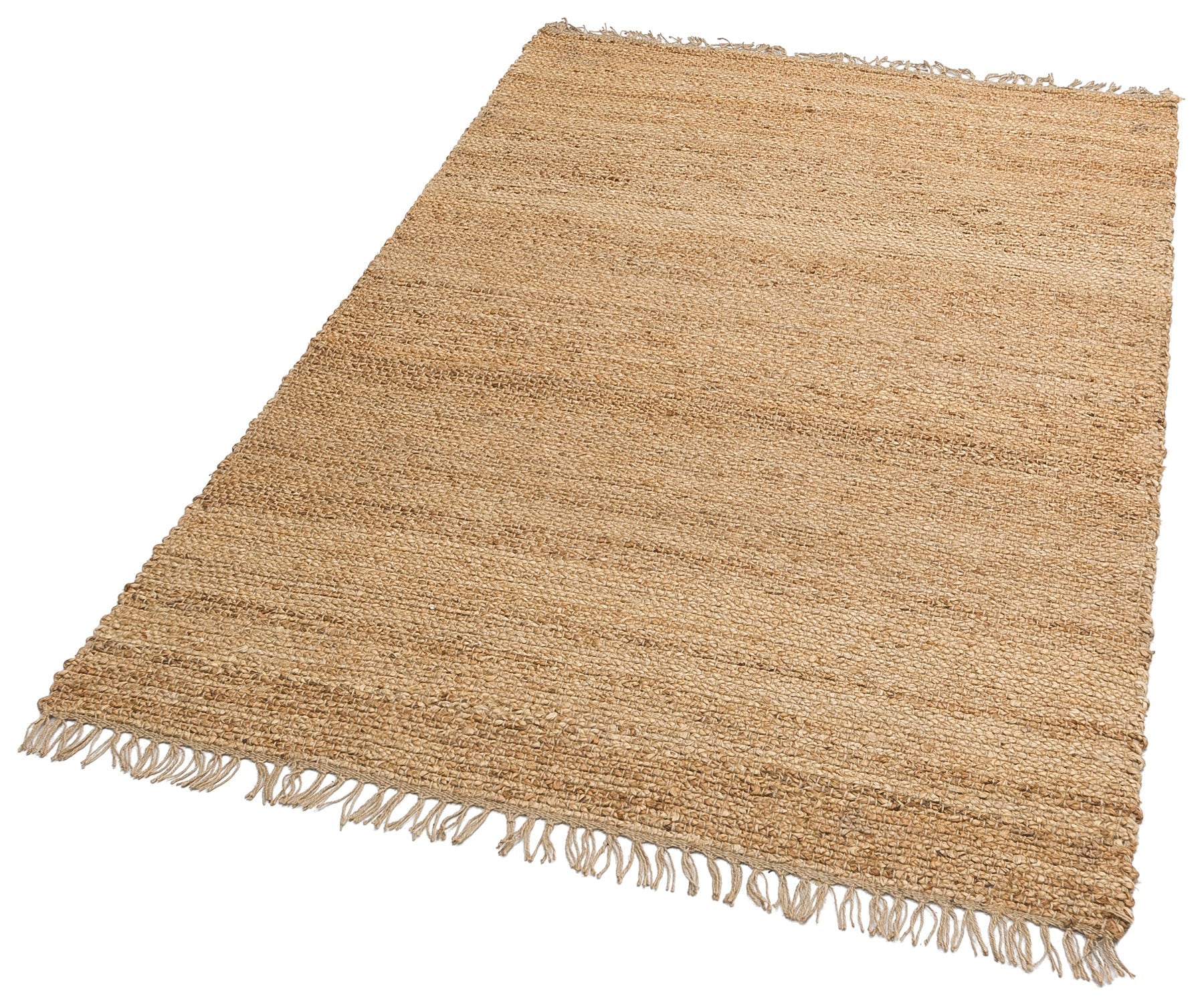 Handmade Jute Rug - Beige Natural Fiber Rug | Modern Woven Soft Texture Carpet