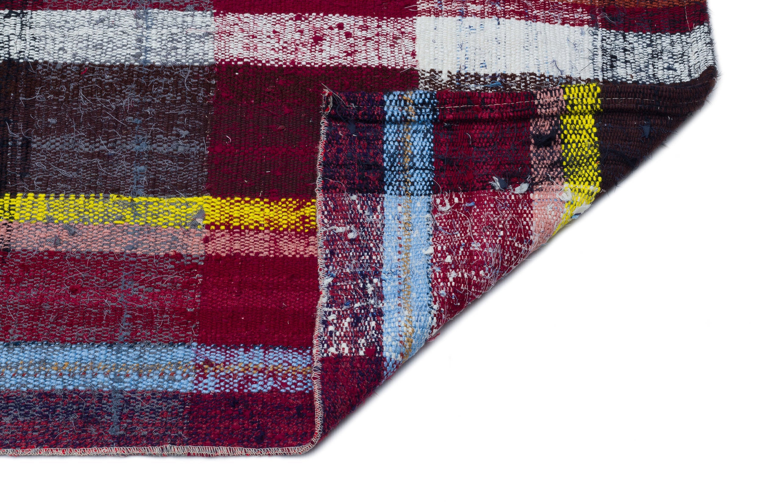 Girit Multy Striped Wool Handmade Area Rug 2'11" x 9'5"