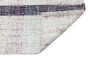 Girit Beige Striped Wool Handmade Area Rug 2'7" x 9'6"
