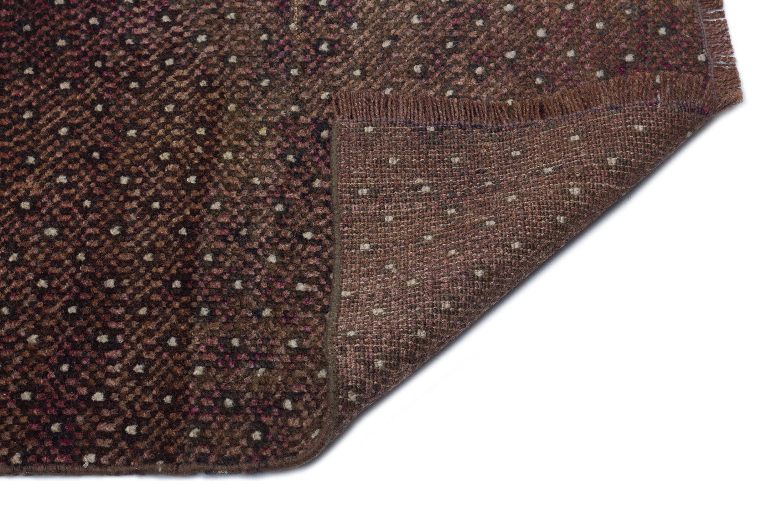 Kavala Brown Classic Wool Handmade Area Rug 2'3" x 11'3"