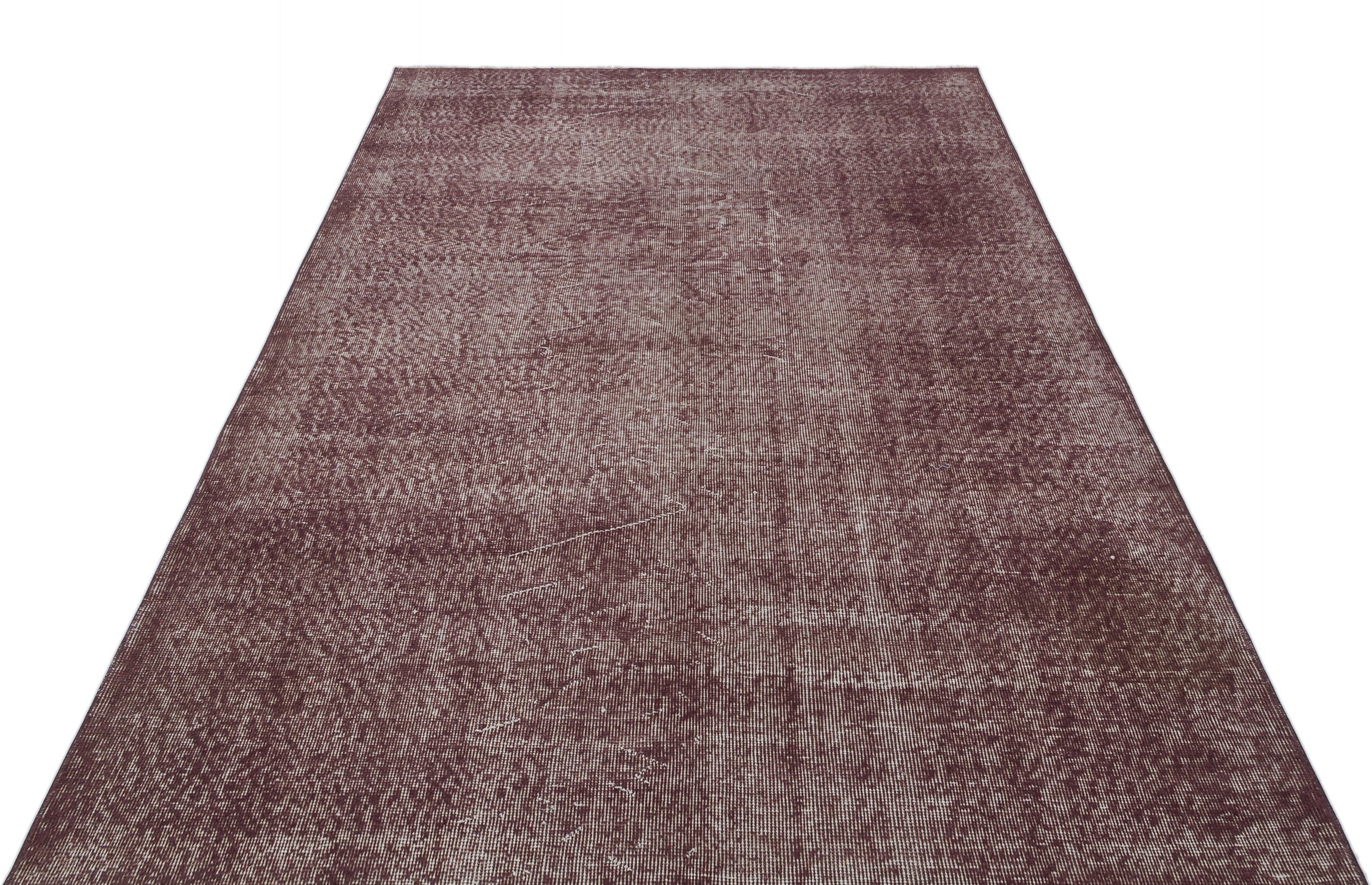 Atina Brown Vintage Wool Handmade Area Rug 5'1" x 8'0"