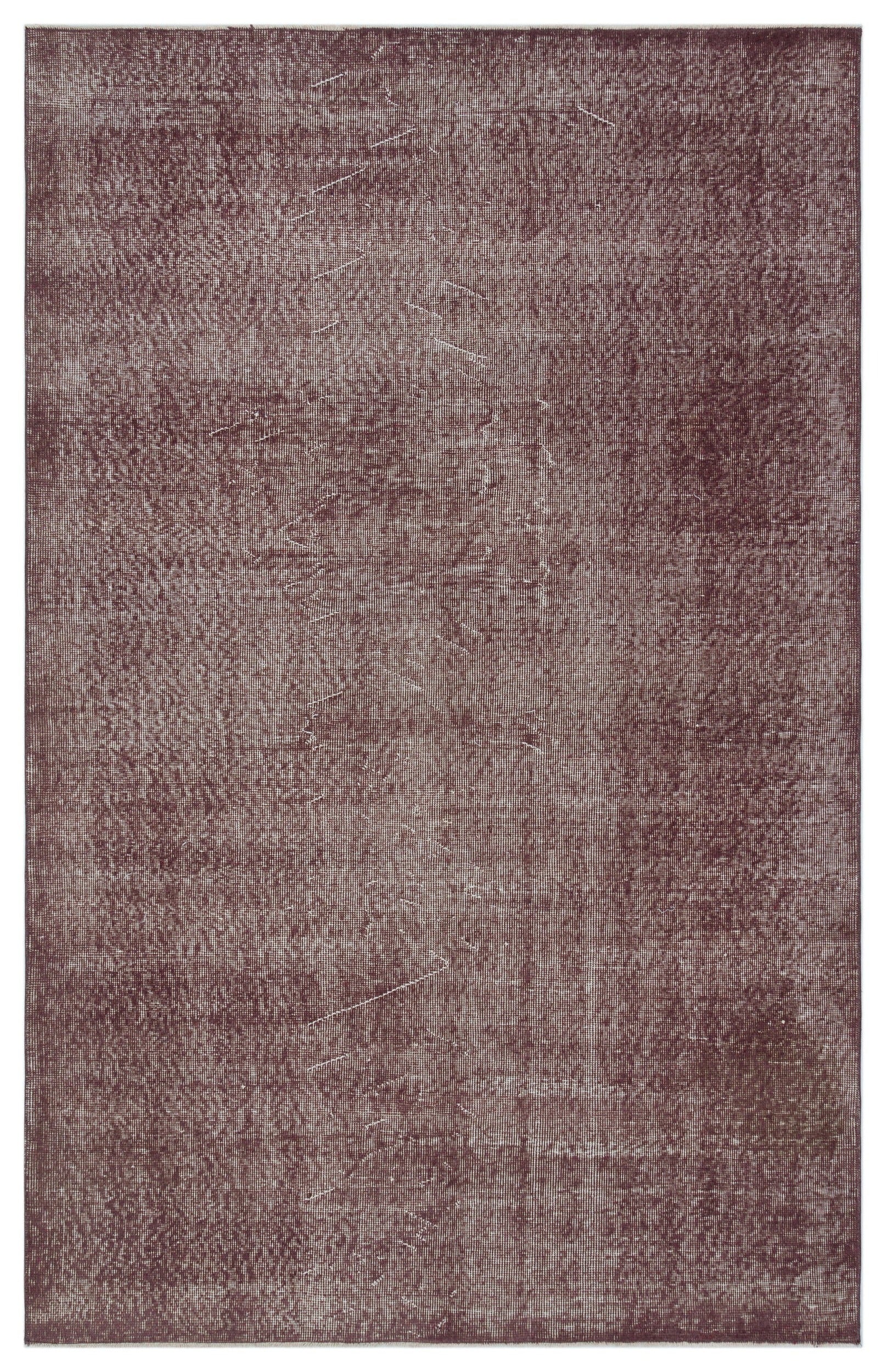 Atina Brown Vintage Wool Handmade Area Rug 5'1" x 8'0"