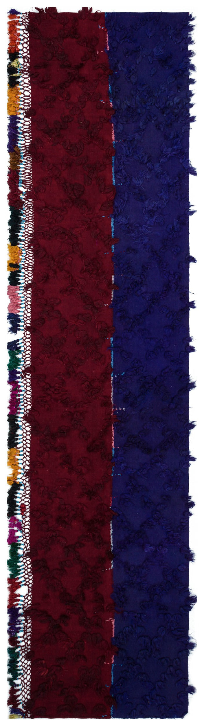 Girit Multy Floral Wool Handmade Area Rug 3'5" x 15'1"