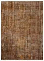 Atina Brown Vintage Wool Handmade Area Rug 6'1" x 8'6"
