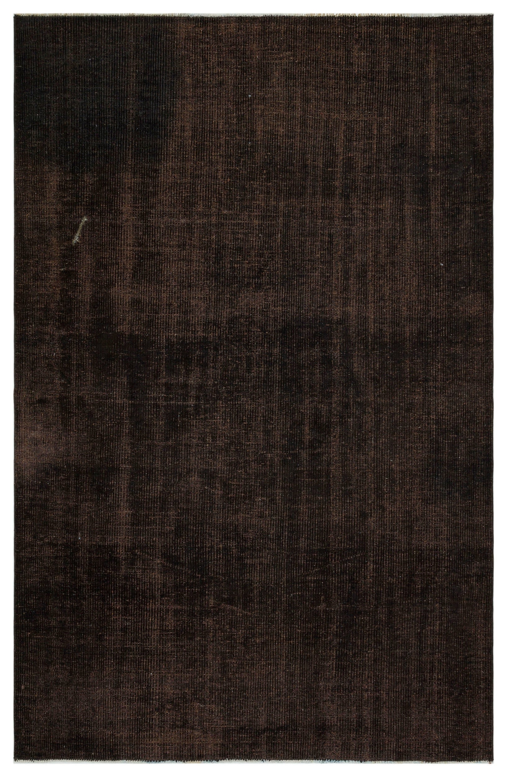 Atina Brown Vintage Wool Handmade Area Rug 5'2" x 8'2"