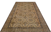 Atina Brown Vintage Wool Handmade Area Rug 5'9" x 9'5"