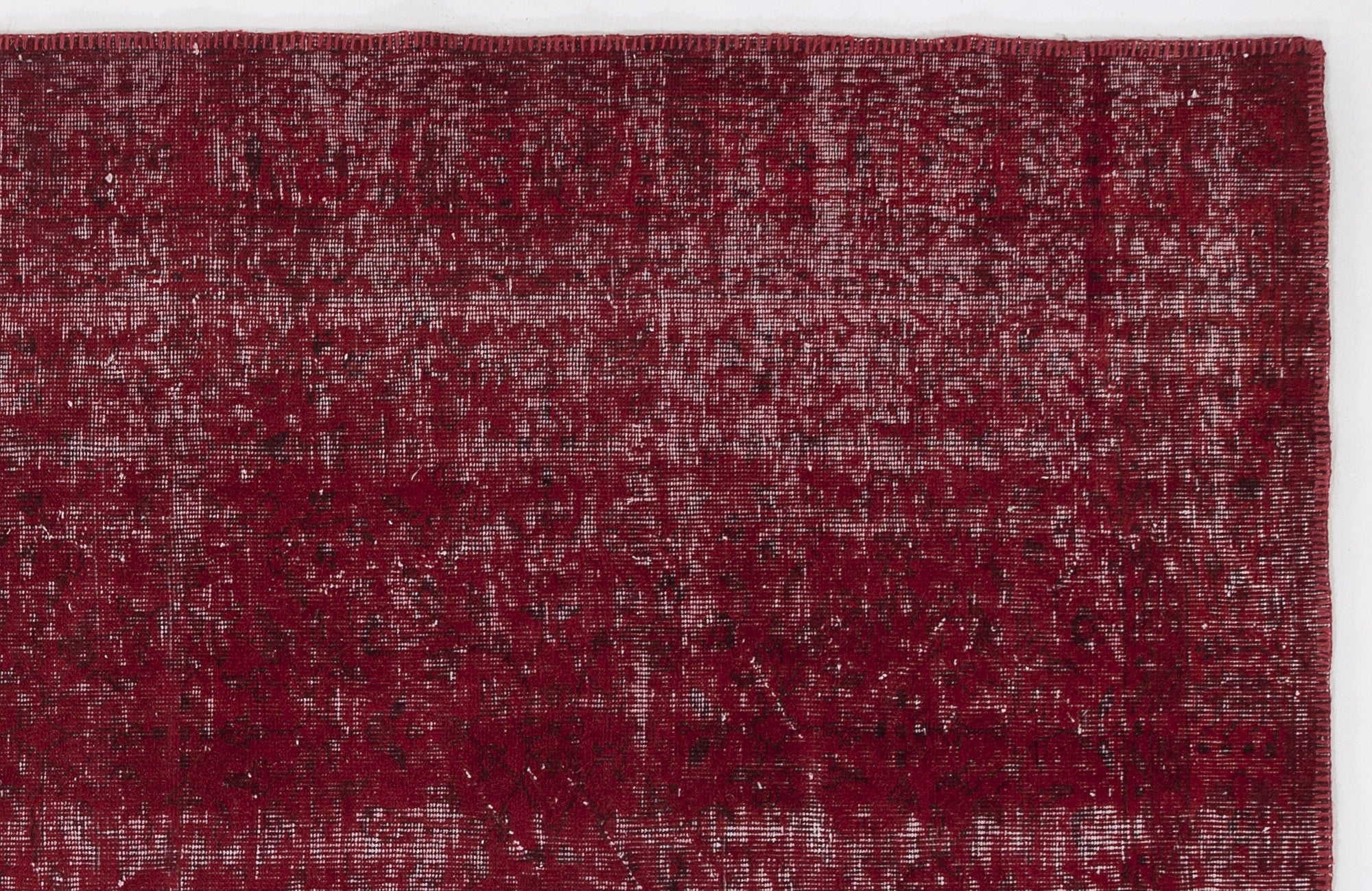 Atina Red Vintage Wool Handmade Area Rug 6'3" x 9'7"