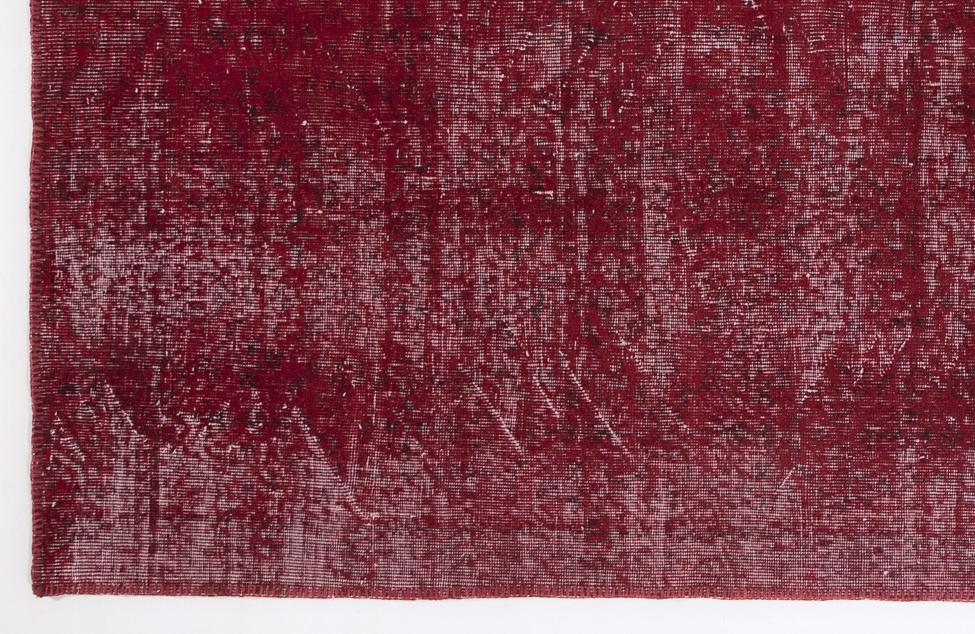Atina Red Vintage Wool Handmade Area Rug 6'3" x 9'7"