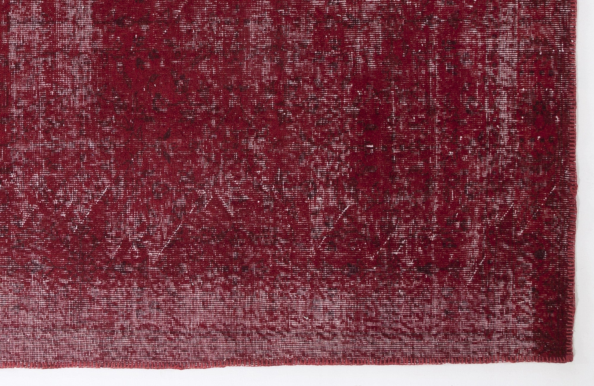 Atina Red Vintage Wool Handmade Area Rug 6'3" x 9'7"