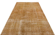 Atina Brown Vintage Wool Handmade Area Rug 5'9" x 9'6"