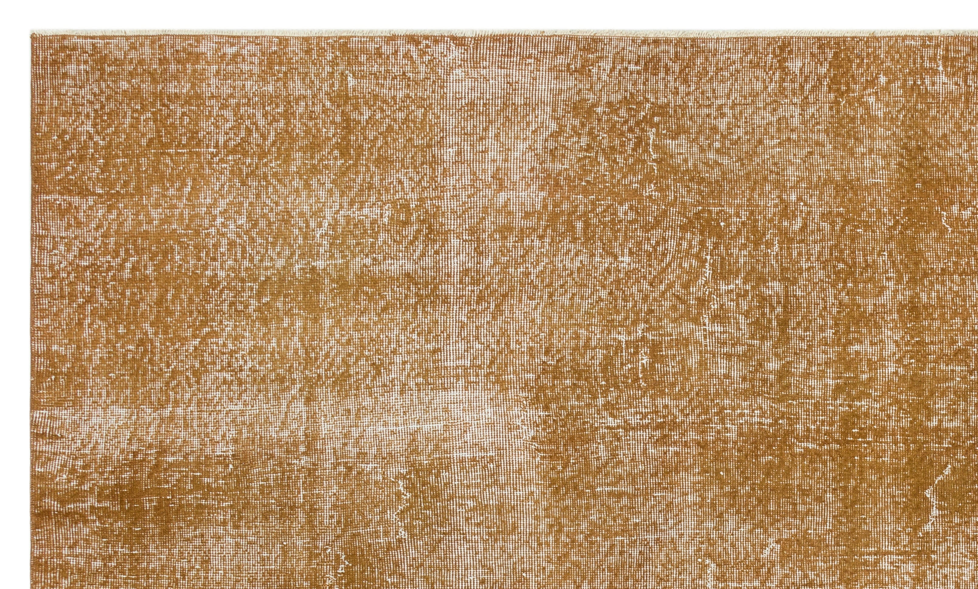 Atina Brown Vintage Wool Handmade Area Rug 5'9" x 9'6"
