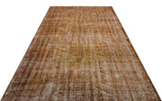 Atina Brown Vintage Wool Handmade Area Rug 6'1" x 10'0"