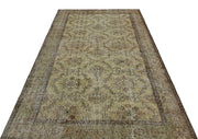 Atina Green Vintage Wool Handmade Area Rug 5'1" x 8'8"
