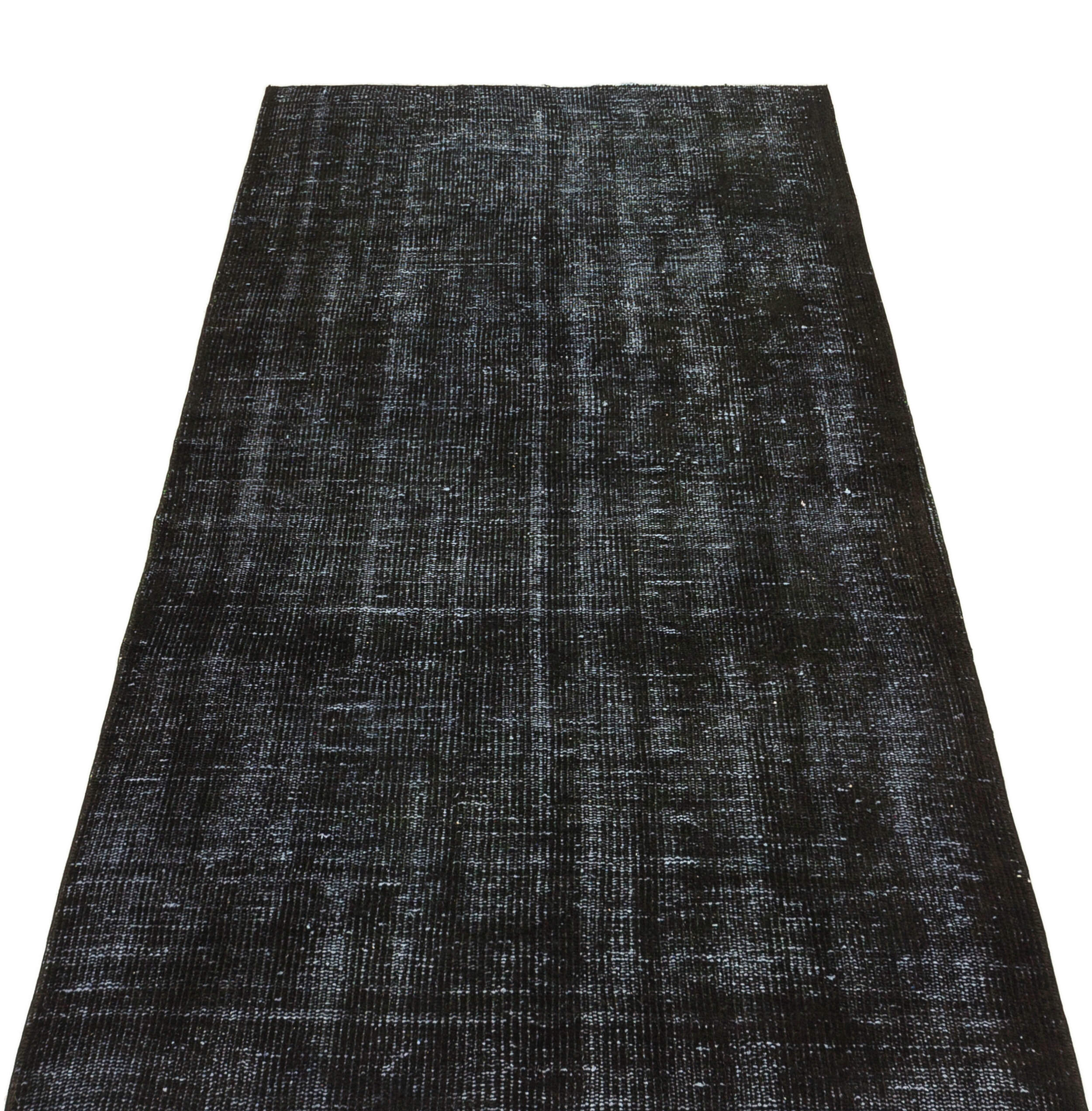 Atina Black Vintage Wool Handmade Area Rug 3'3" x 6'7"