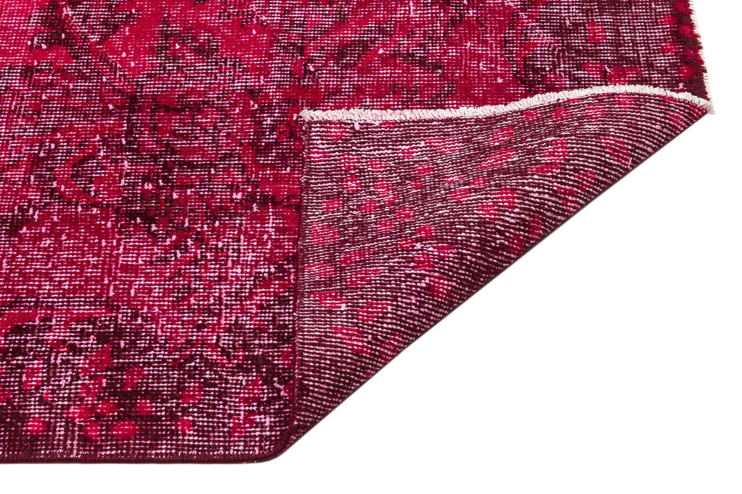 Atina Red Vintage Wool Handmade Area Rug 5'6" x 9'2"