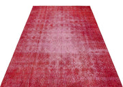Atina Red Vintage Wool Handmade Area Rug 4'8" x 7'4"