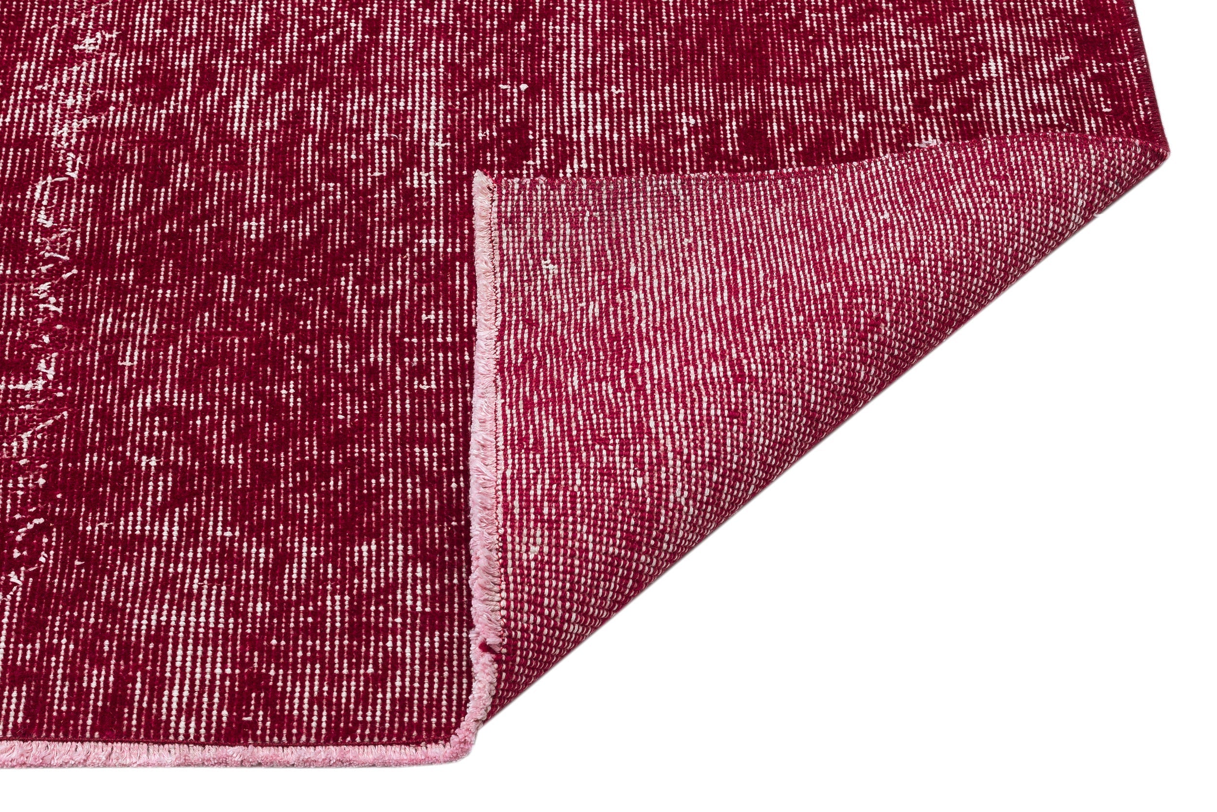 Atina Red Vintage Wool Handmade Area Rug 5'7" x 8'0"