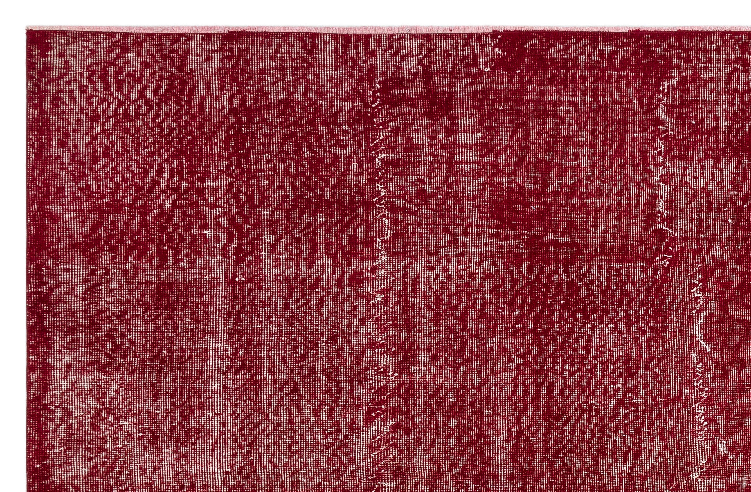 Atina Red Vintage Wool Handmade Area Rug 5'7" x 8'0"