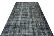 Atina Black Vintage Wool Handmade Area Rug 5'6" x 9'0"