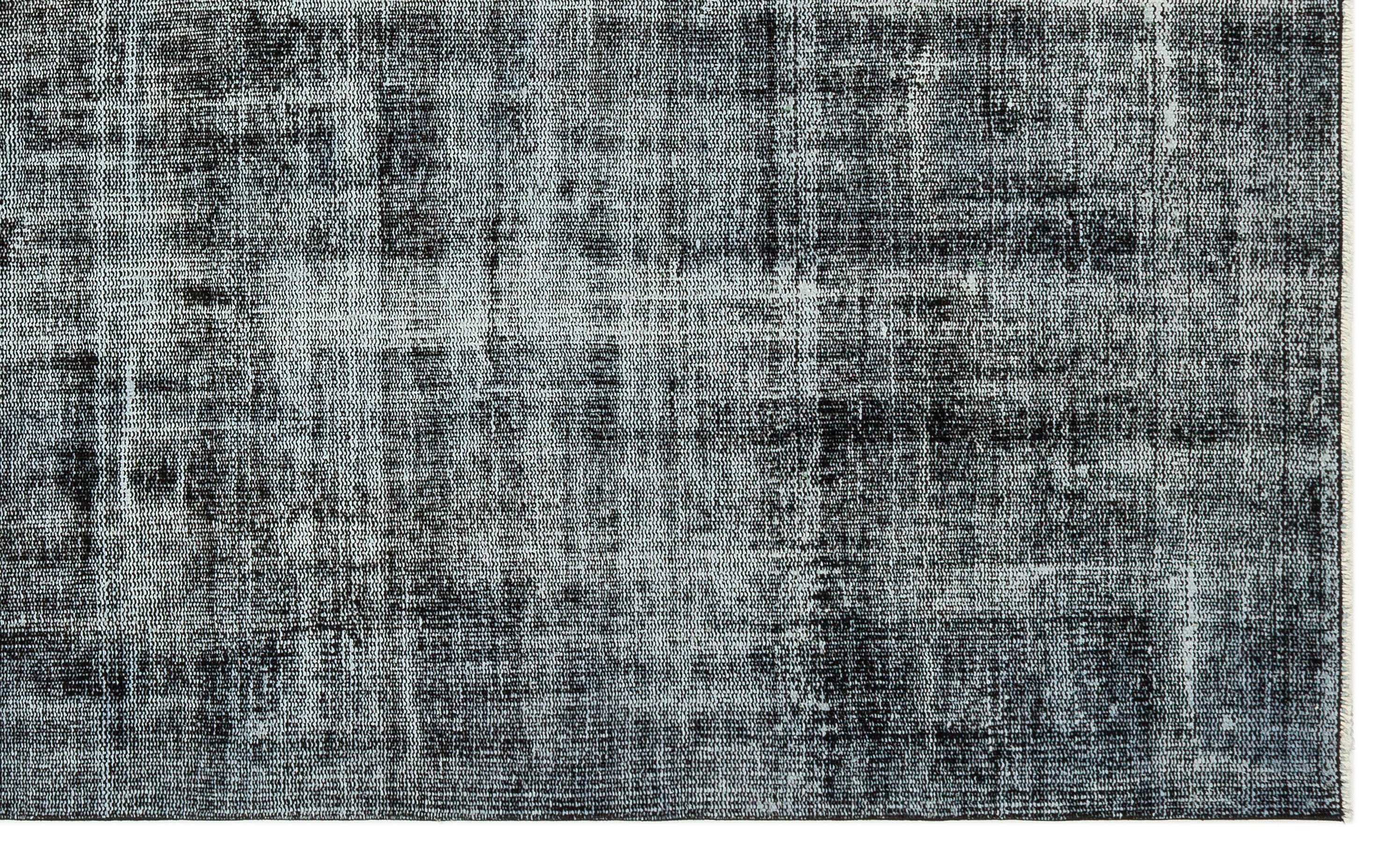 Atina Black Vintage Wool Handmade Area Rug 5'6" x 9'0"