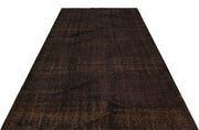 Atina Black Vintage Wool Handmade Area Rug 5'8" x 8'10"
