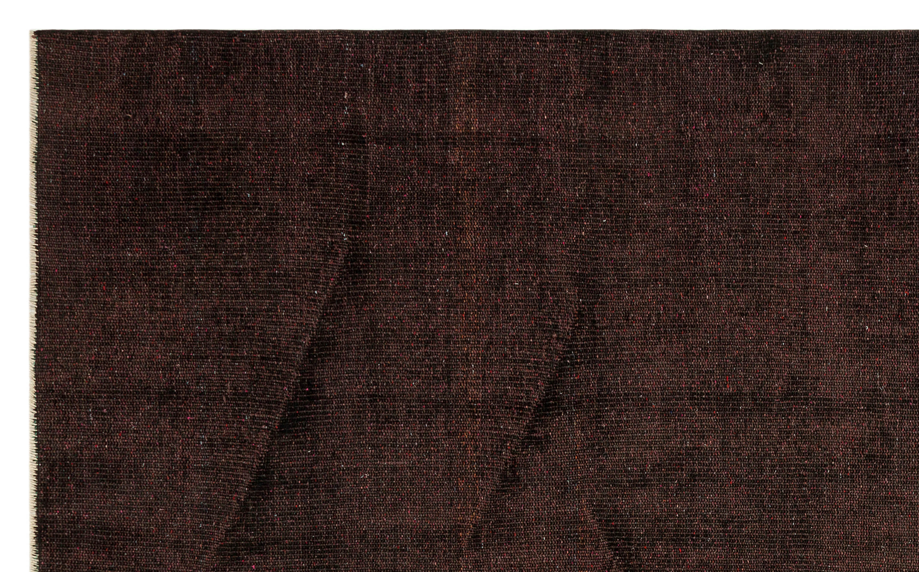 Atina Black Vintage Wool Handmade Area Rug 5'8" x 8'10"